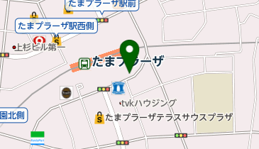 たまプラーザテラスゲートプラザ地下C駐車場の地図画像