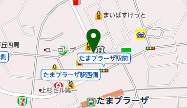 たまプラーザテラスノースプラザA地下駐車場の地図画像