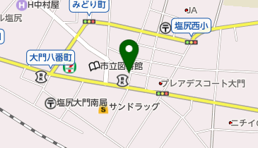 なみきパーク八十二銀行塩尻支店の地図画像