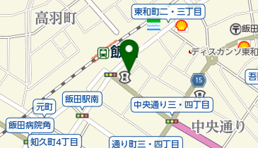 なみきパーク八十二銀行飯田駅前支店の地図画像