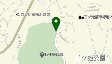 県立三ツ池公園駐車場の地図画像