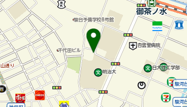 山の上ホテル駐車場の地図画像