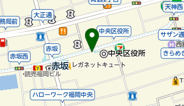 紙与パーキング大名の地図画像