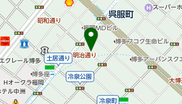 紙与パーキング店屋町の地図画像