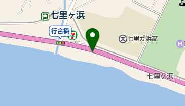 七里ヶ浜海岸駐車場(江の島側)の地図画像