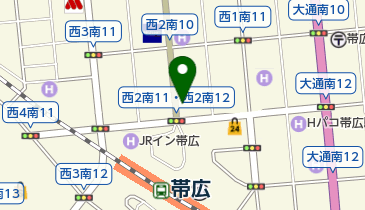 十勝ガーデンズホテル駐車場の地図画像