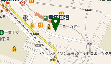 新津田沼駐車場の地図画像