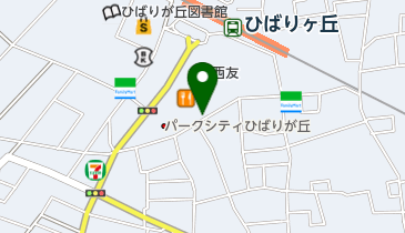 西友ひばりが丘店第3駐車場の地図画像