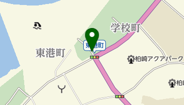 柏崎市潮風公園 潮風コート駐車場の地図画像