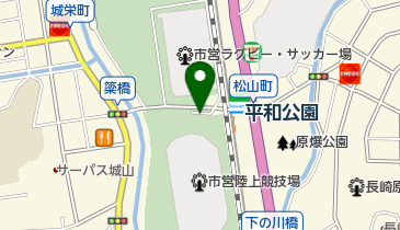 長崎市松山町駐車場の地図画像