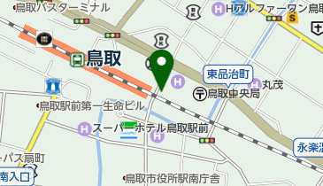 鳥取ワシントンホテルプラザ立体駐車場の地図画像