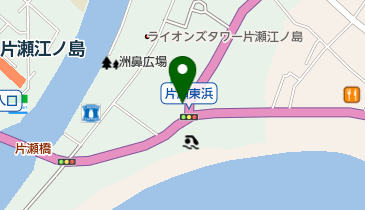 藤沢市片瀬東浜駐車場の地図画像