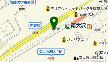 南大沢第1駐車場(パオレビル駐車場)の地図画像