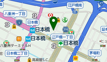 コレド日本橋駐車場の地図画像