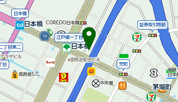 日本橋兜町駐車場の地図画像