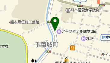 アークホテル熊本城前駐車場の地図画像