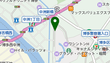 キャナルシティ地下駐車場の地図画像