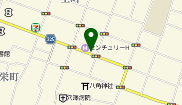センチュリーホテル駐車場の地図画像