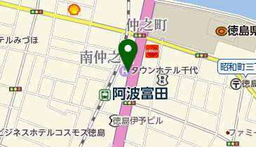 タウンホテル千代駐車場の地図画像