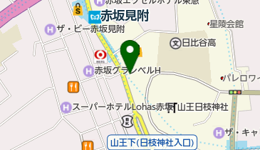 プルデンシャルタワー駐車場の地図画像