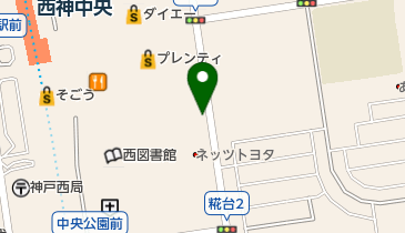 プレンティ第1駐車場の地図画像