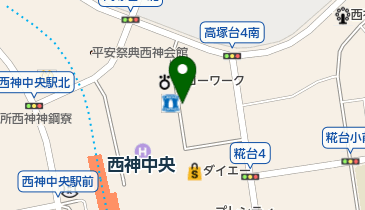 プレンティ第2駐車場の地図画像