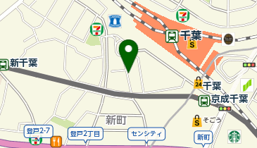 ペリエ千葉立体駐車場の地図画像