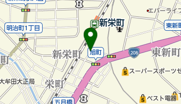 ホテルニューガイア・オームタガーデン駐車場の地図画像