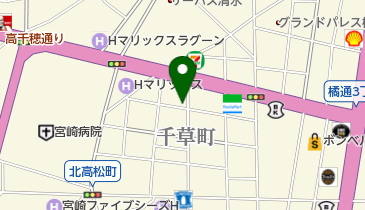 ホテルブリスベンズ駐車場の地図画像