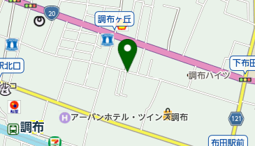e-PARK(イーパーク)調布第1の地図画像