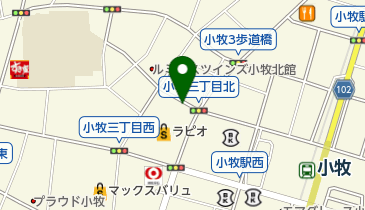 ラピオ地下駐車場の地図画像