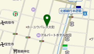 ランデックパーキング大町の地図画像