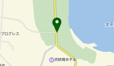 君ケ浜灯台下広場駐車場の地図画像