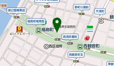 市営福島町駐車場Bの地図画像