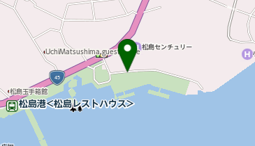 松島公園第2駐車場の地図画像