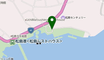 松島公園第1駐車場の地図画像