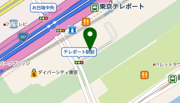 青海北臨時駐車場の地図画像