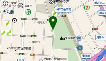 神戸市立三宮駐車場(南)の地図画像