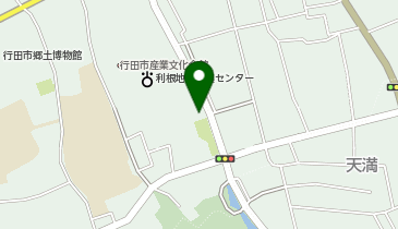 忍城バスターミナル駐車場の地図画像