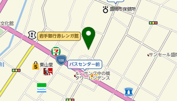 盛岡バスセンターサイドパーキングの地図画像