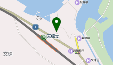天橋立智恩寺駐車場の地図画像