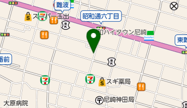 スパーク尼崎の地図画像