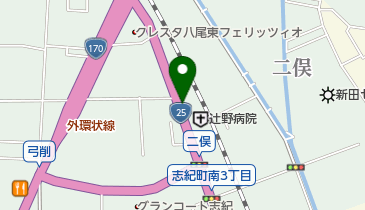 スパーク志紀の地図画像
