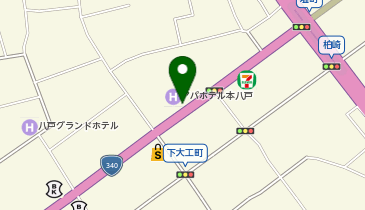 西町駐車場の地図画像