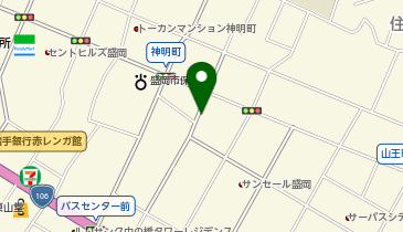 志家大駐車場の地図画像