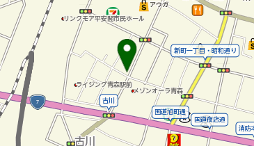 リョウサン駐車場の地図画像