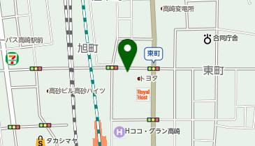 イーストパークの地図画像