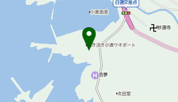 小湊駐車場の地図画像