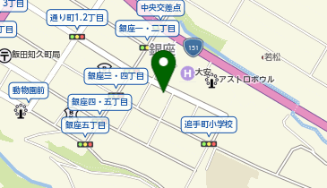 いいだ会館駐車場の地図画像