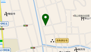 松井有料駐車場の地図画像